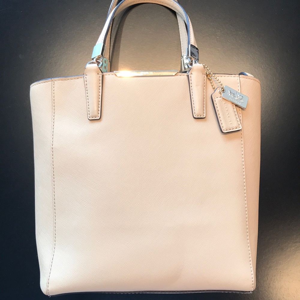 Gently used Tan Coach Bag
